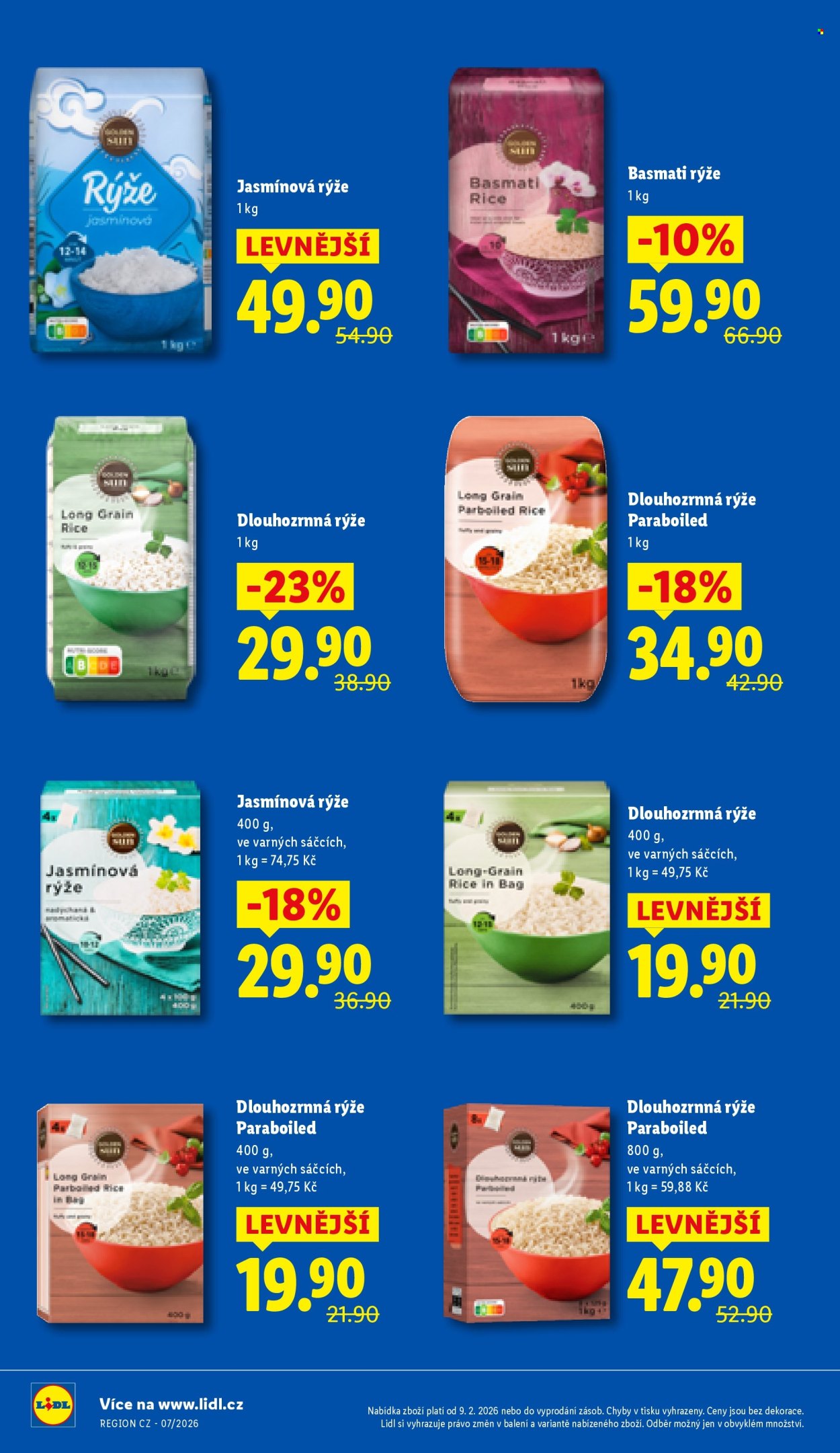 Leták Lidl. Strana 8