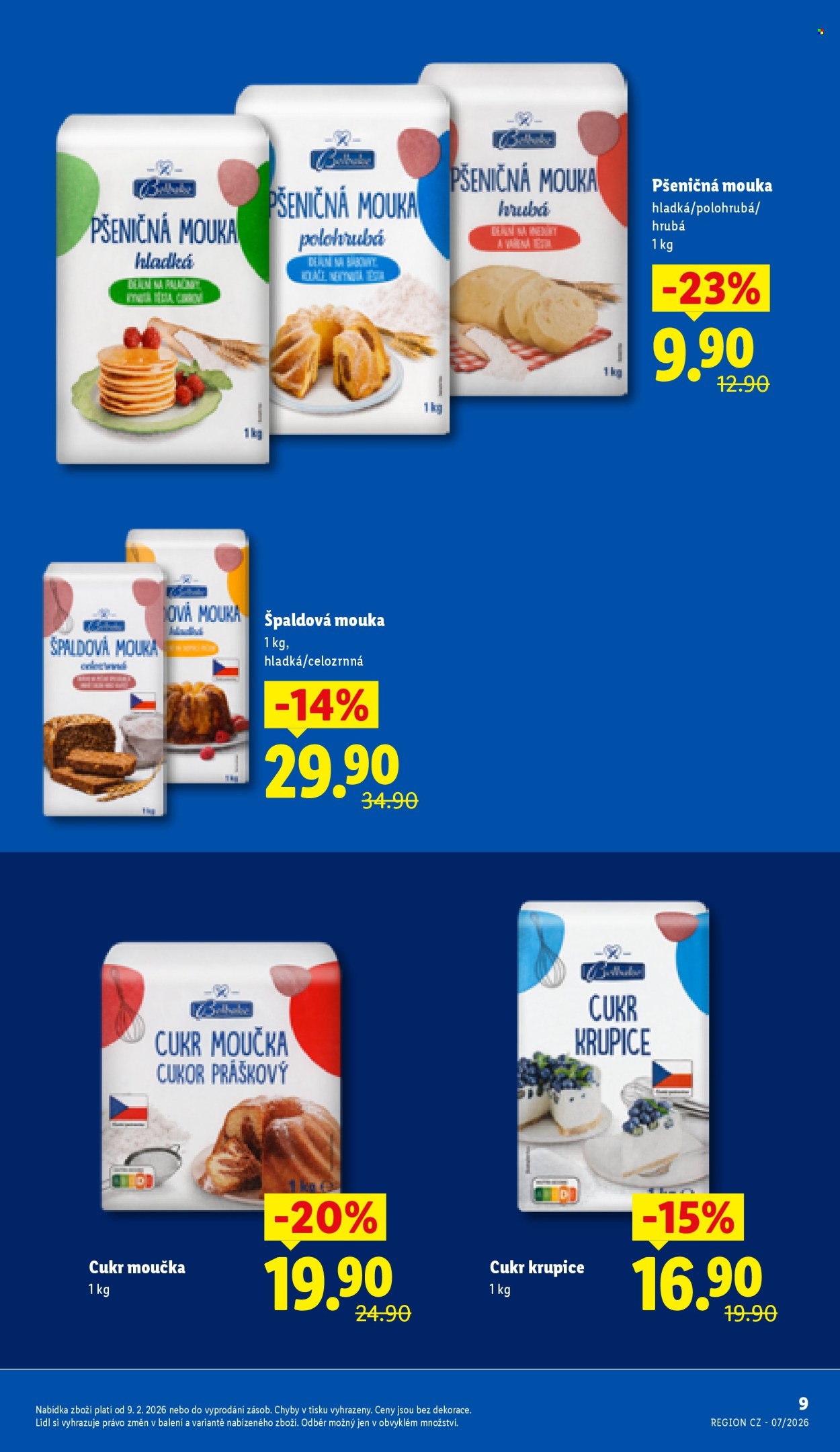 Leták Lidl. Strana 9