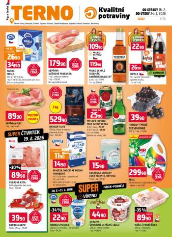 Leták coop TERNO - 18.2.2026 - 24.2.2026.
