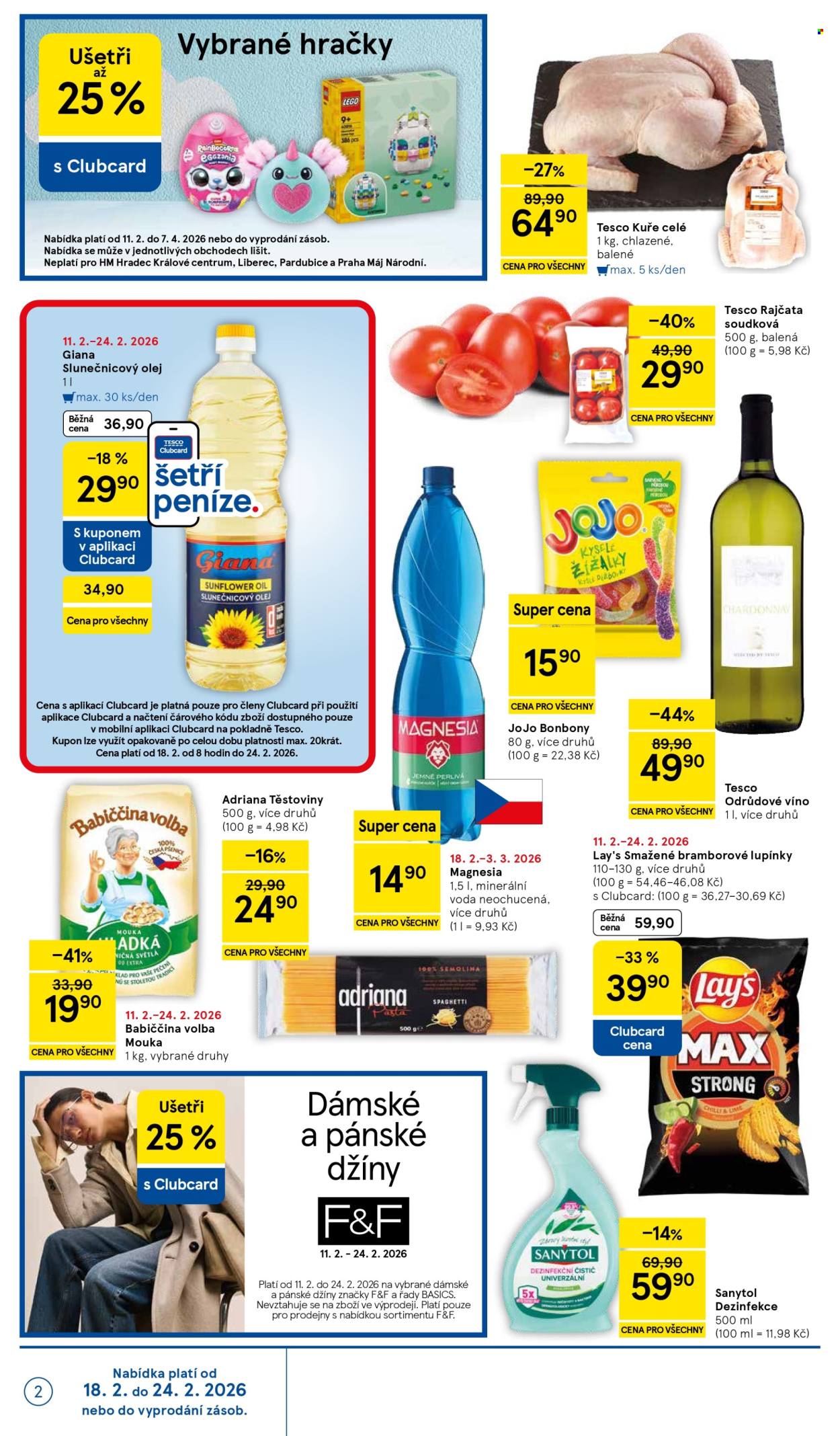 Leták TESCO - 18.2.2026 - 24.2.2026. Strana 2