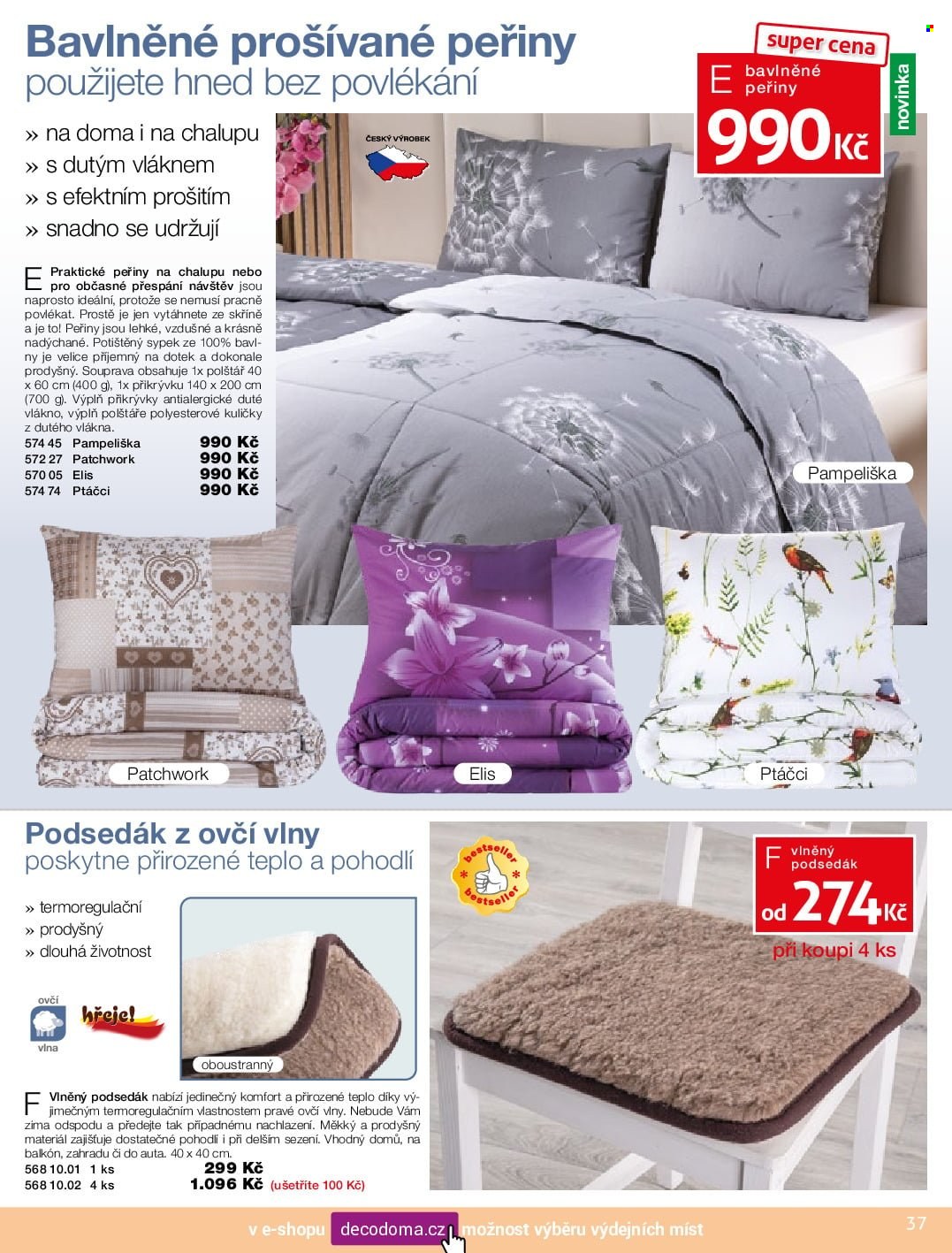 Leták decoDoma. Strana 37