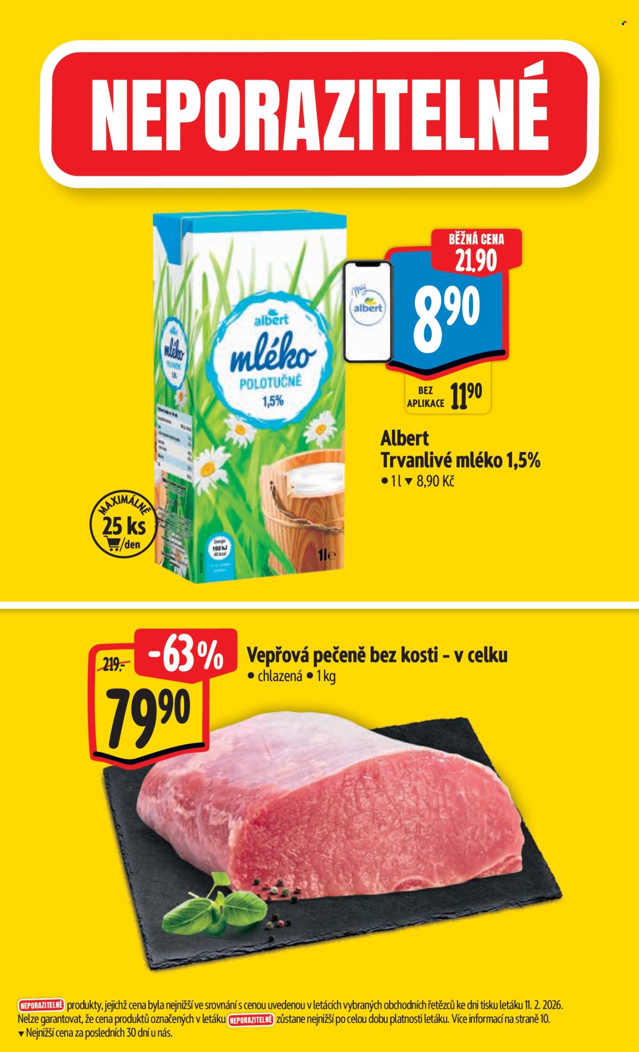 Leták Albert Hypermarket - 18.2.2026 - 24.2.2026. Strana 2