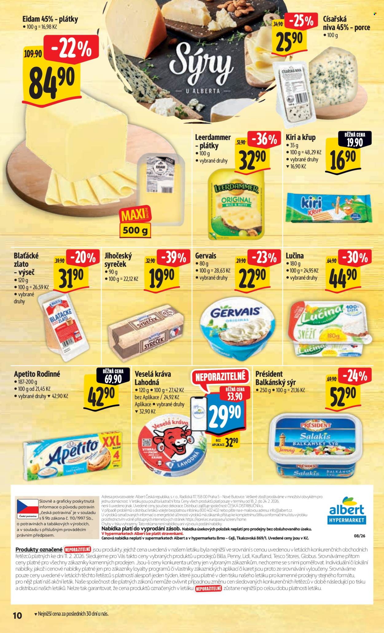 Leták Albert Hypermarket - 18.2.2026 - 24.2.2026. Strana 18