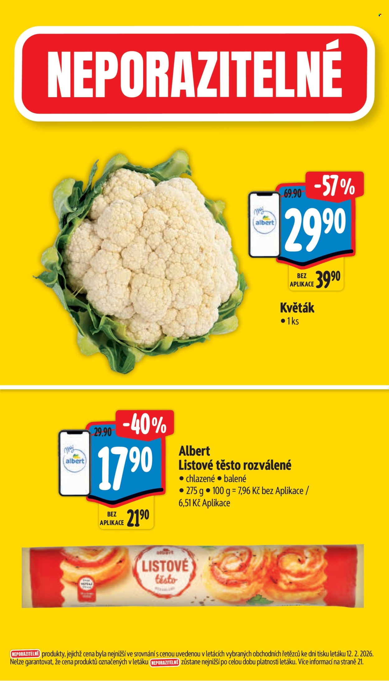 Leták Albert Supermarket - 18.2.2026 - 24.2.2026. Strana 4