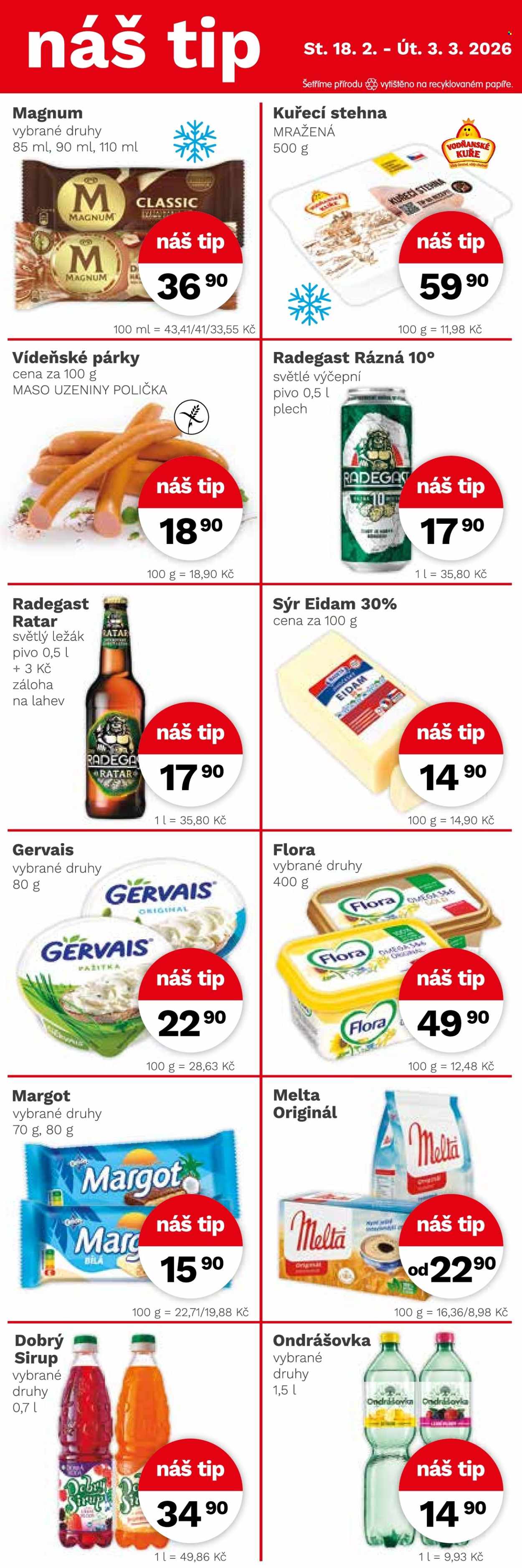 Leták Konzum - 18.2.2026 - 3.3.2026. Strana 4