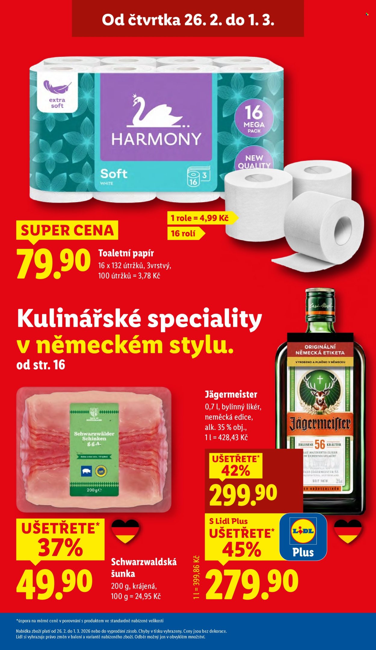 Leták Lidl - 26.2.2026 - 1.3.2026. Strana 3