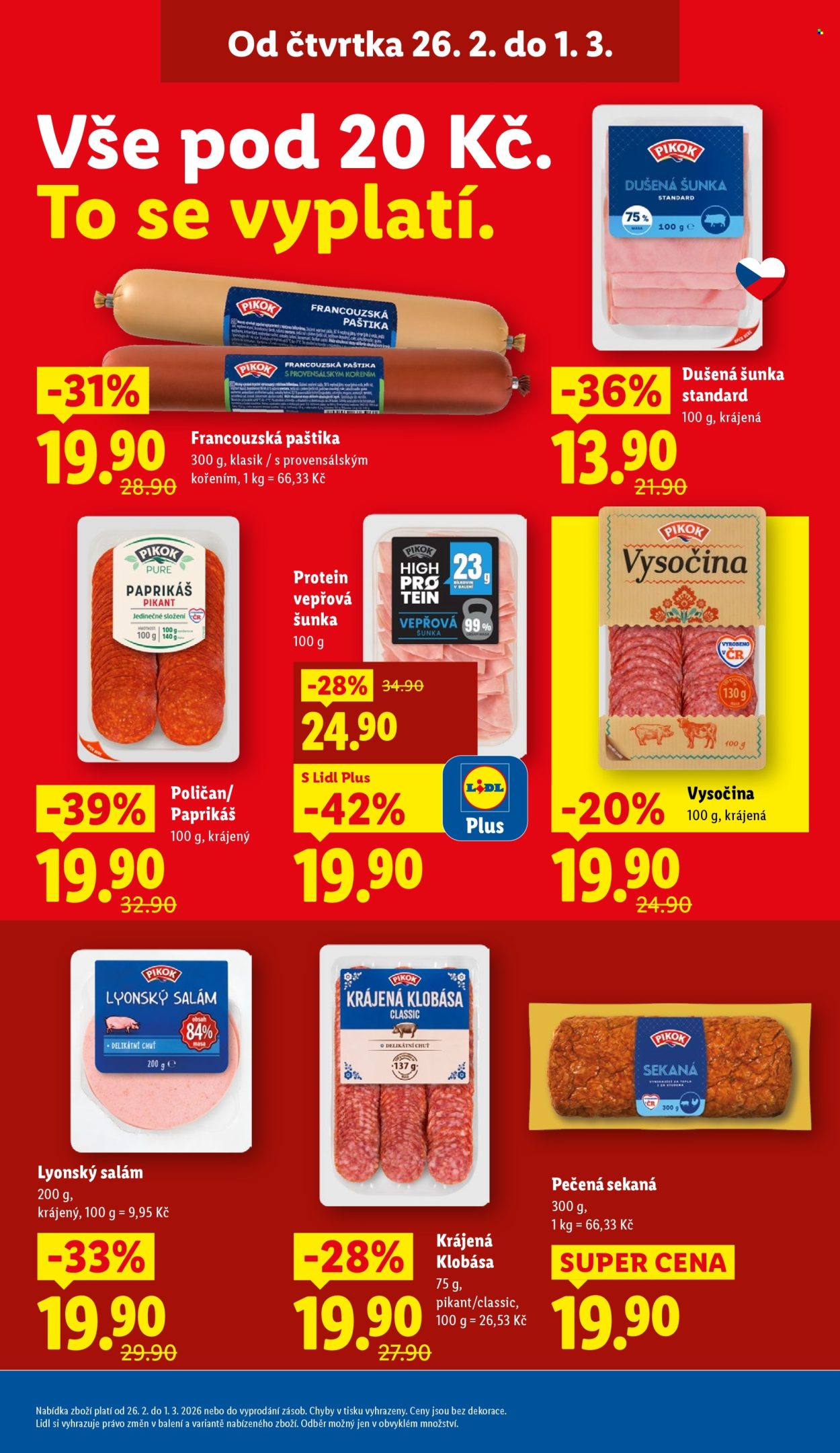 Leták Lidl - 26.2.2026 - 1.3.2026. Strana 13