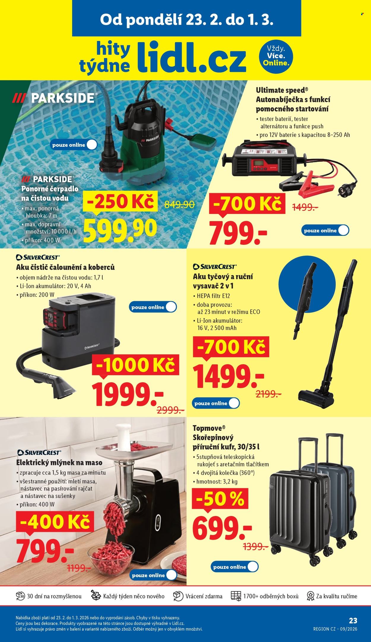 Leták Lidl - 23.2.2026 - 1.3.2026. Strana 1