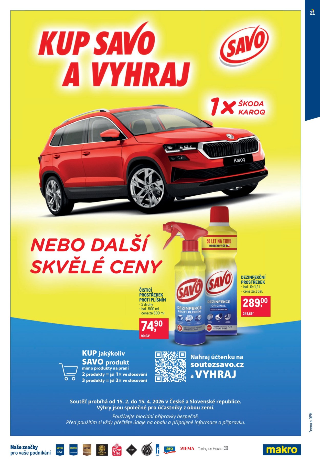 Leták MAKRO - 25.2.2026 - 24.3.2026. Strana 21