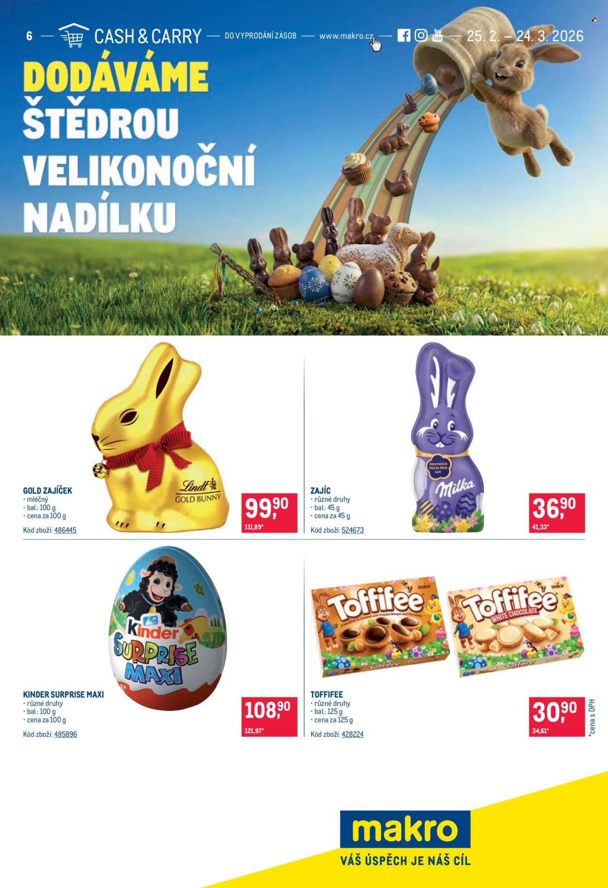 Leták MAKRO - 25.2.2026 - 24.3.2026. Strana 1