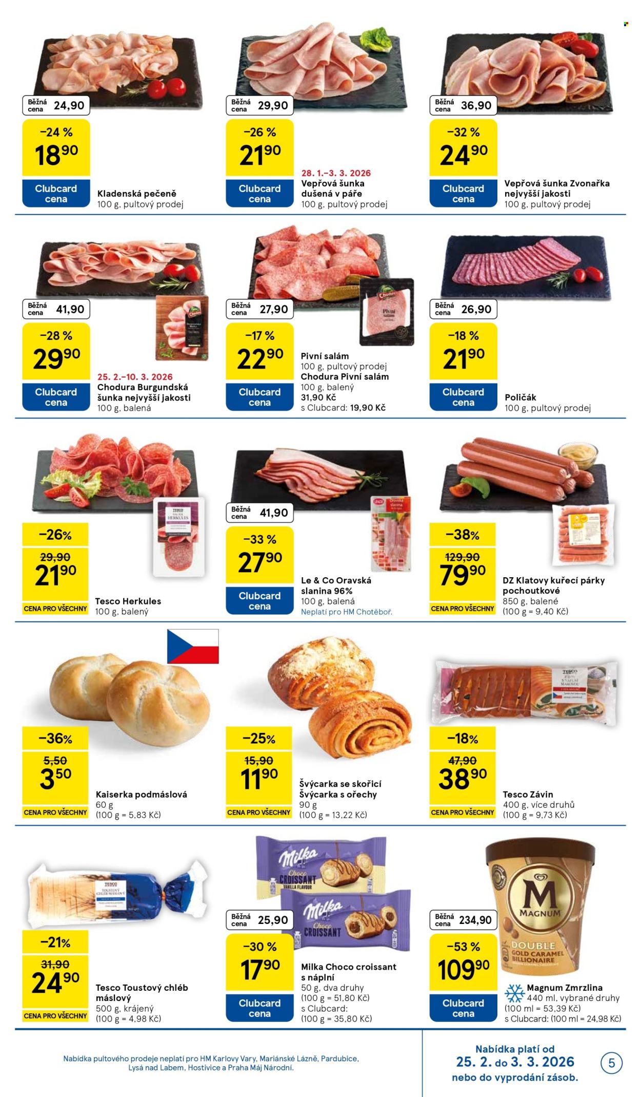 Leták TESCO - 25.2.2026 - 3.3.2026. Strana 5