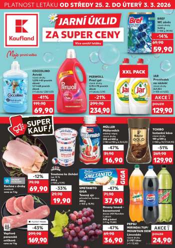 Leták Kaufland - 25.2.2026 - 3.3.2026.