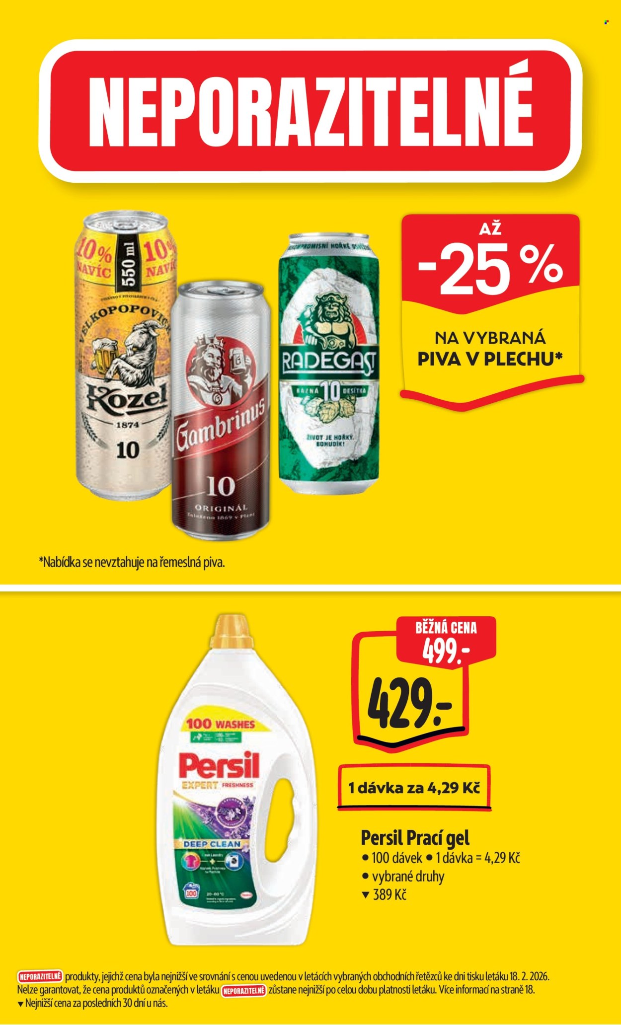 Leták Albert Hypermarket - 25.2.2026 - 3.3.2026. Strana 4