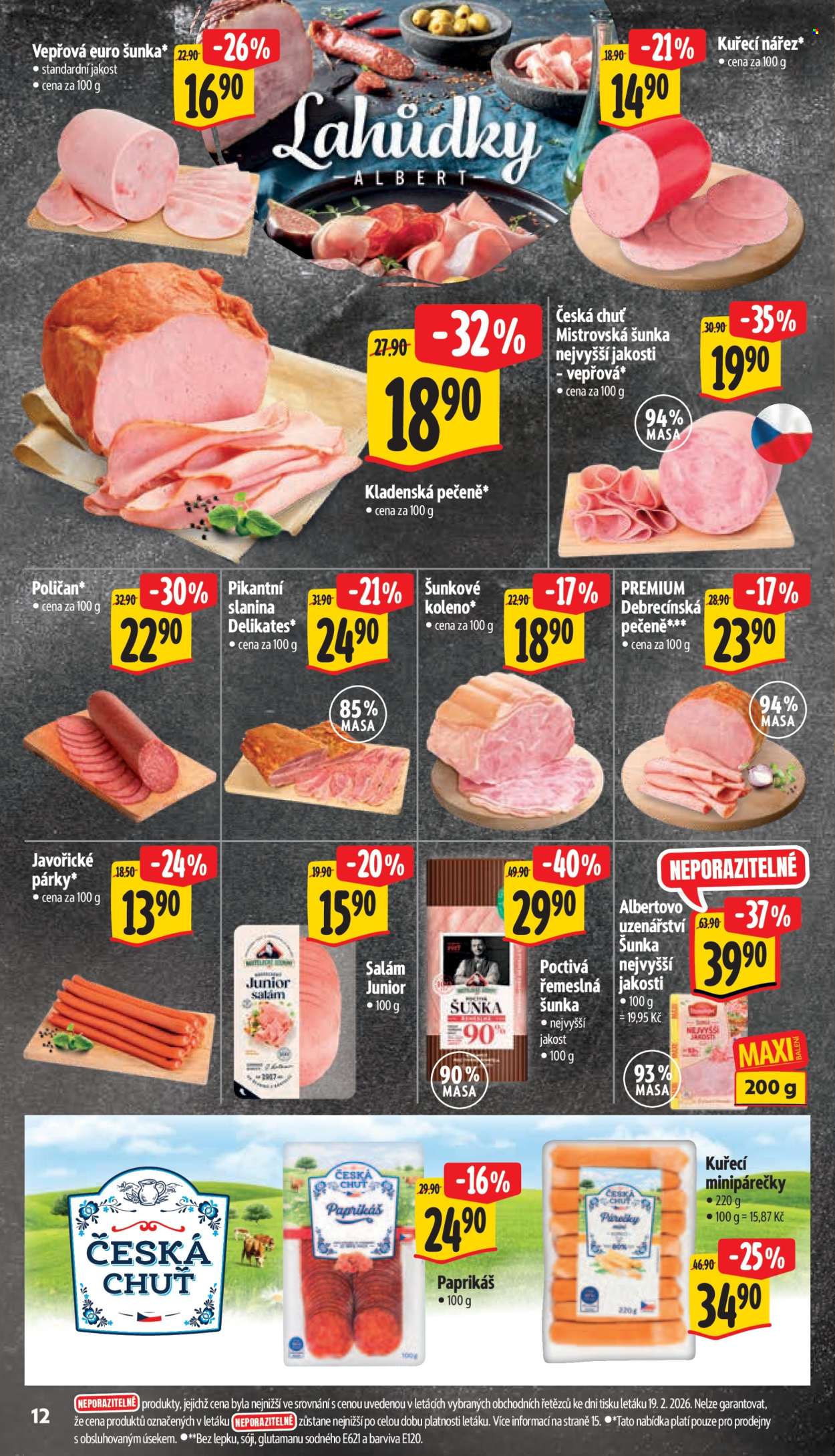 Leták Albert Supermarket - 25.2.2026 - 3.3.2026. Strana 20