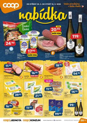 Leták coop JEDNOTA - 25.2.2026 - 10.3.2026.