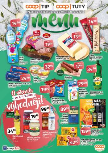 Leták coop TUTY - 25.2.2026 - 10.3.2026.