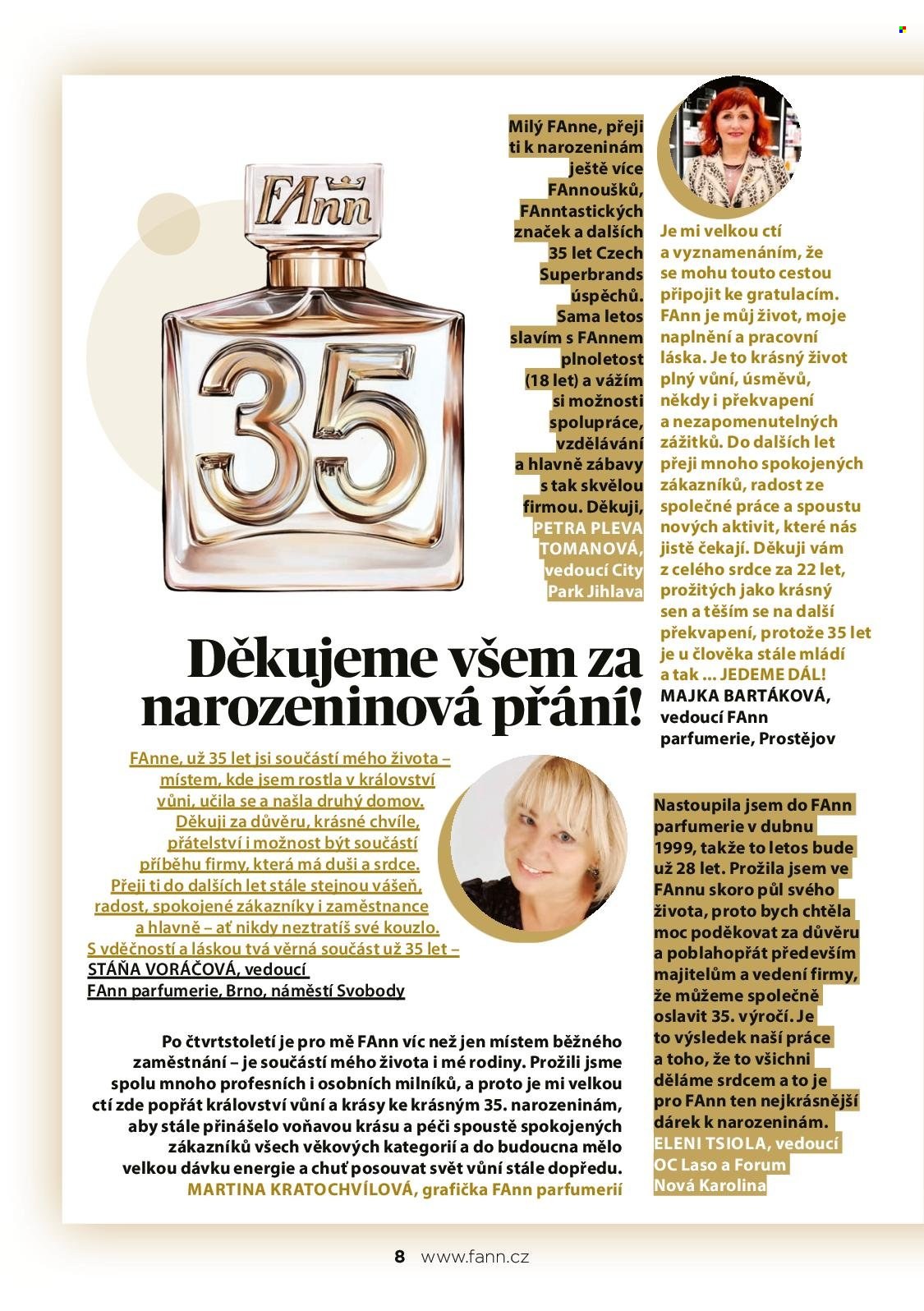 Leták FAnn parfumerie - 1.3.2026 - 28.5.2026. Strana 8