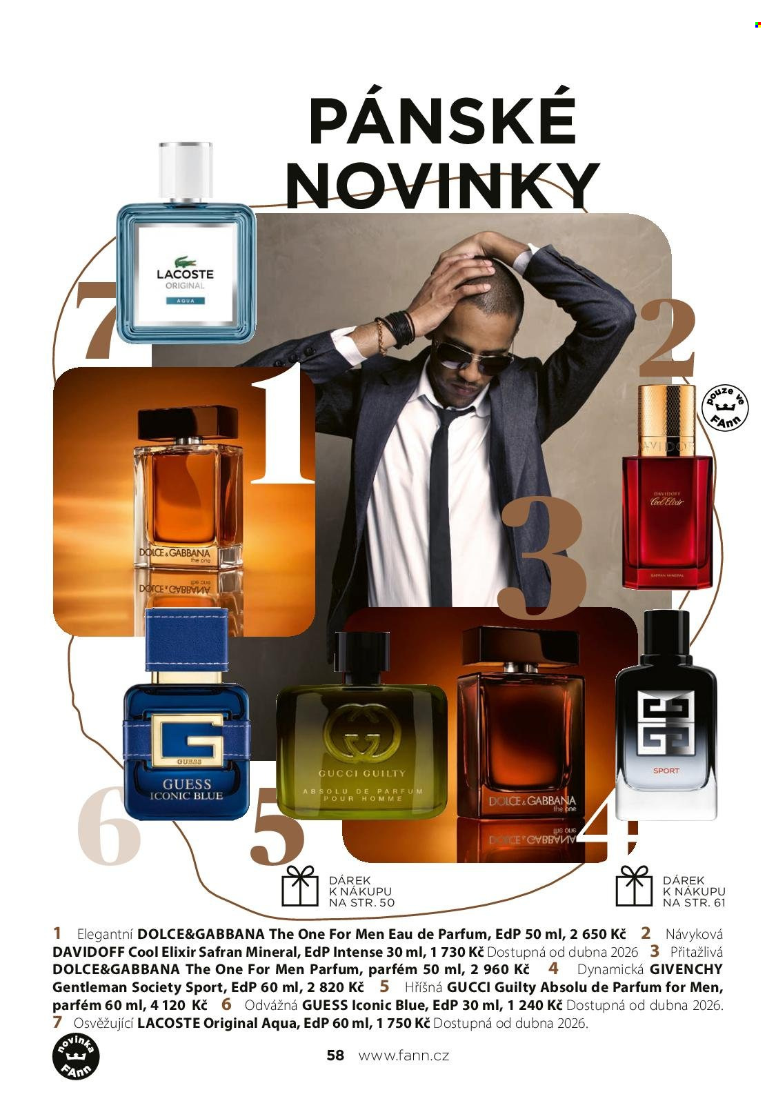 Leták FAnn parfumerie - 1.3.2026 - 28.5.2026. Strana 58