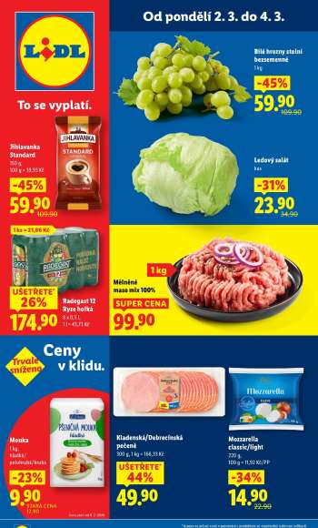 Leták Lidl - 2.3.2026 - 4.3.2026.
