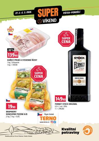 Leták coop TERNO - 27.2.2026 - 2.3.2026.