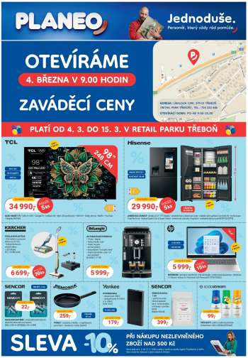 Leták PLANEO Elektro - 4.3.2026 - 15.3.2026.