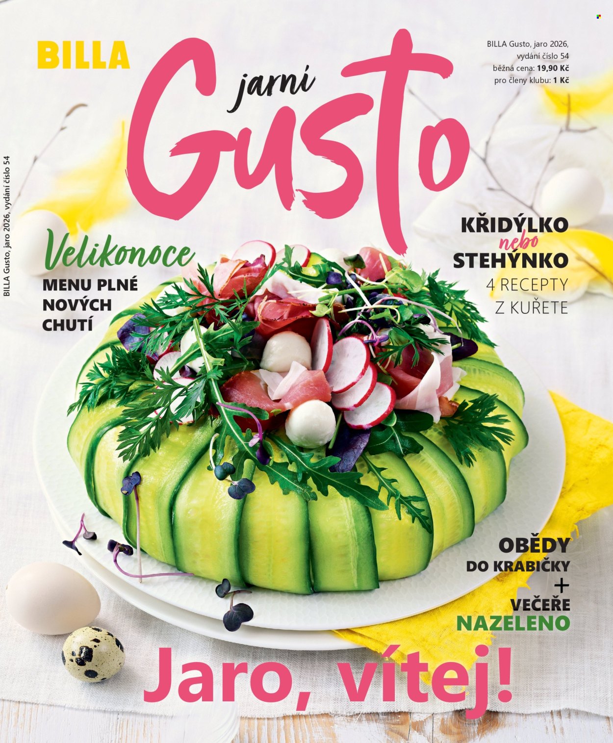 Leták BILLA. Strana 1
