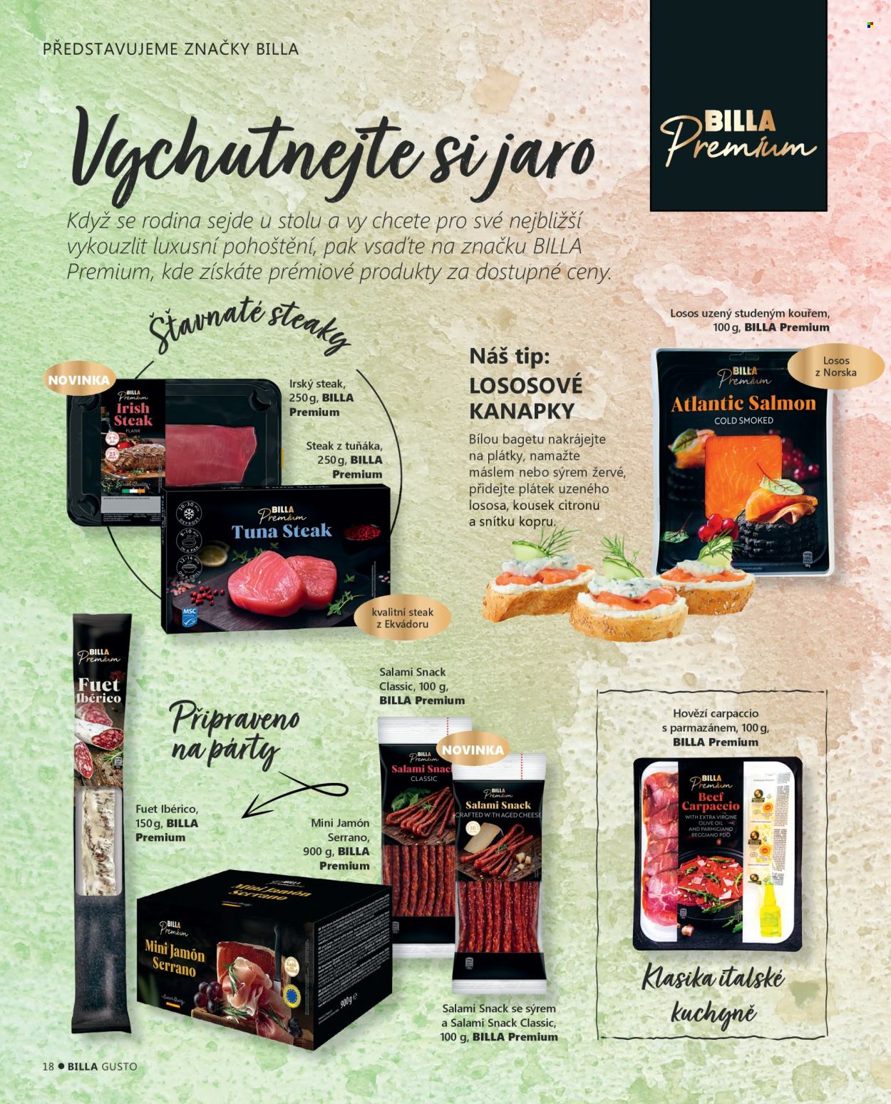 Leták BILLA. Strana 18