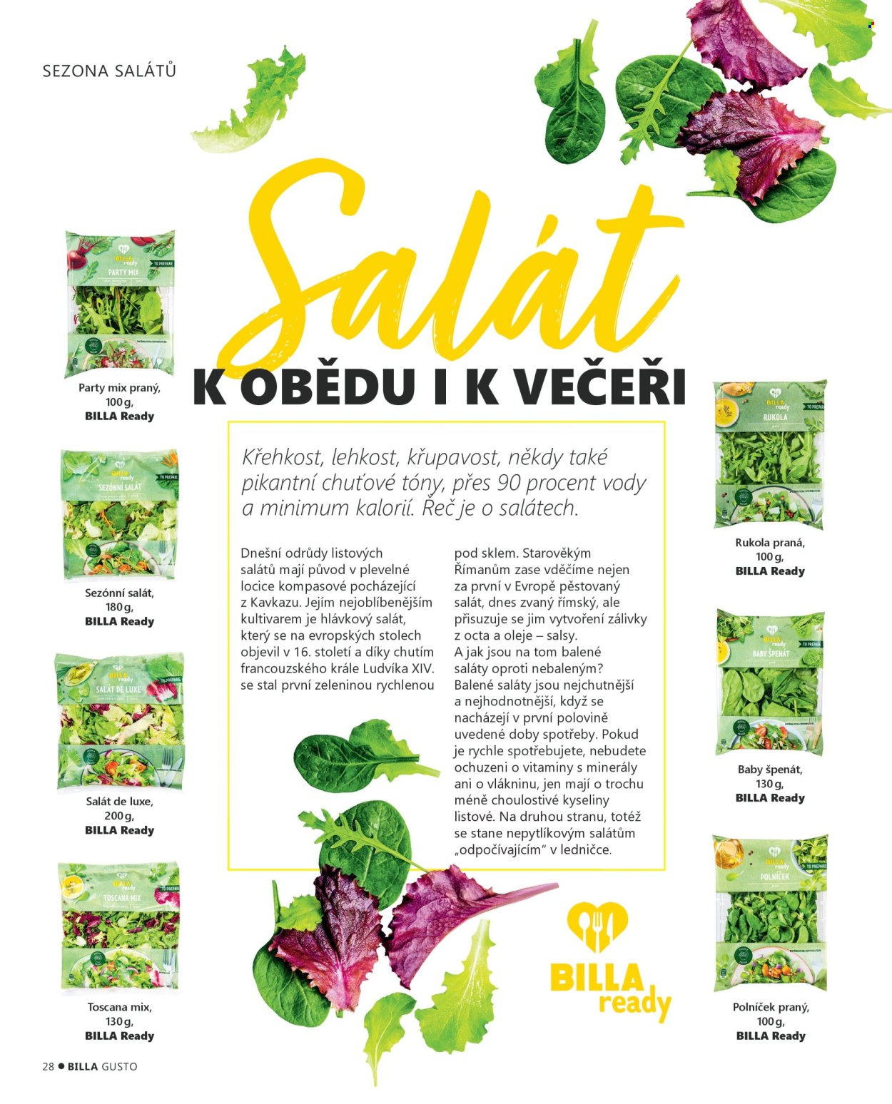 Leták BILLA. Strana 28