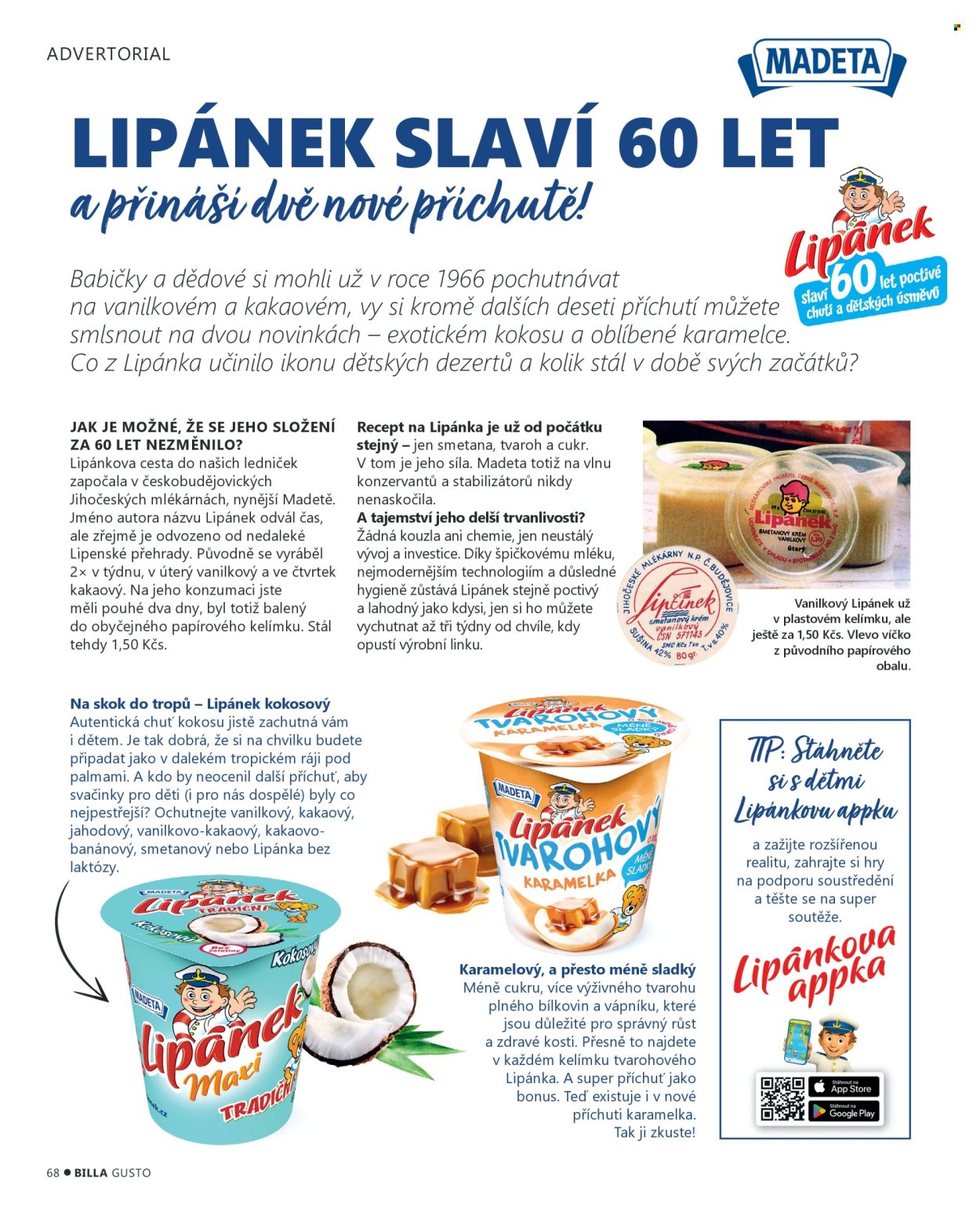 Leták BILLA. Strana 68
