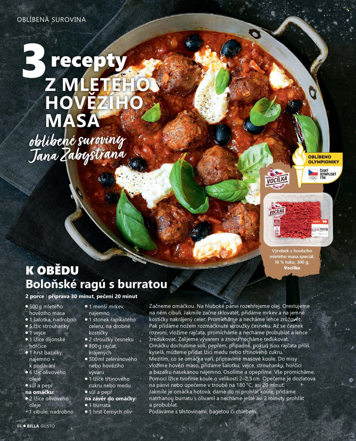 Leták BILLA. Strana 84