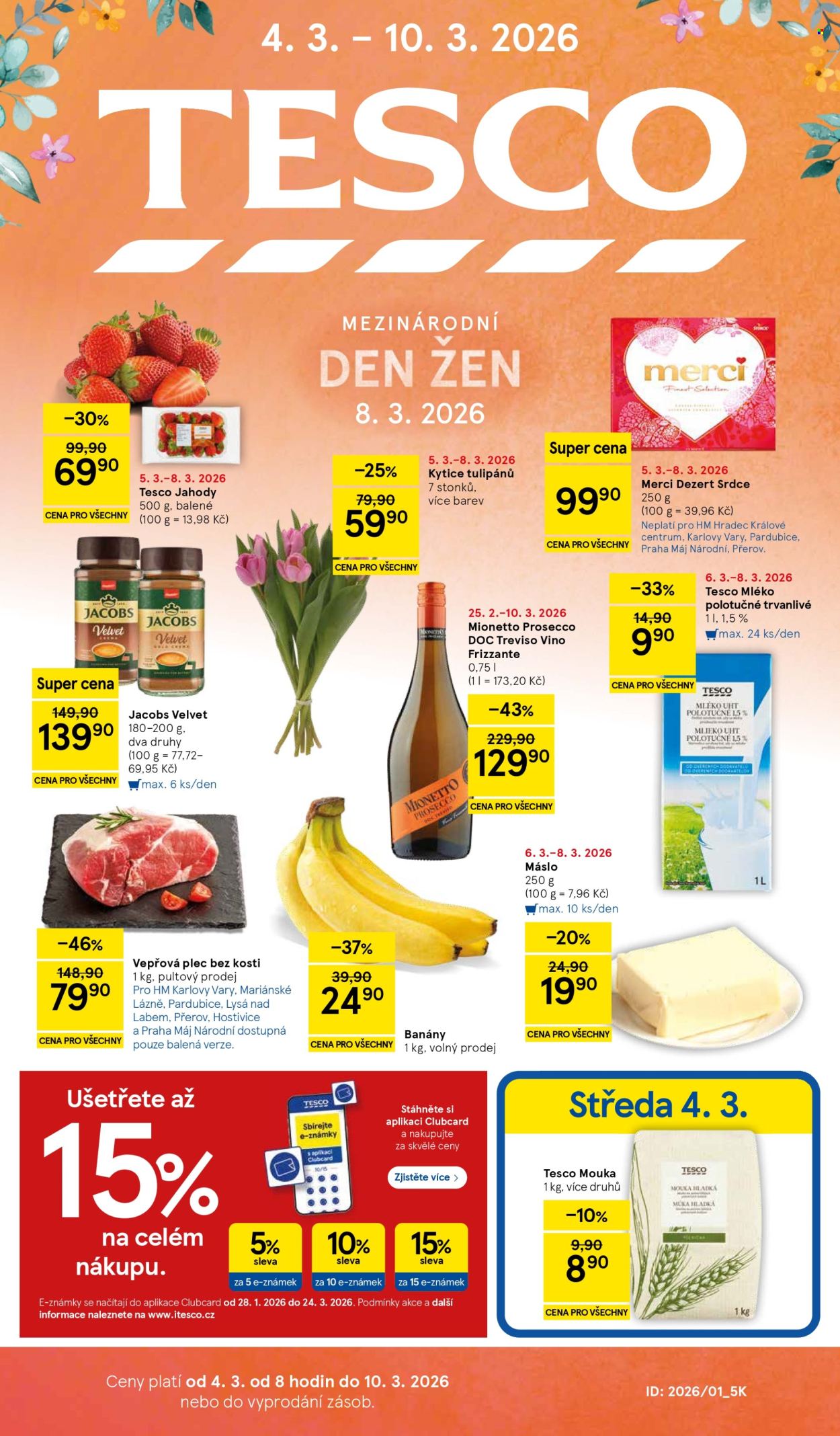 Leták TESCO - 4.3.2026 - 10.3.2026. Strana 1