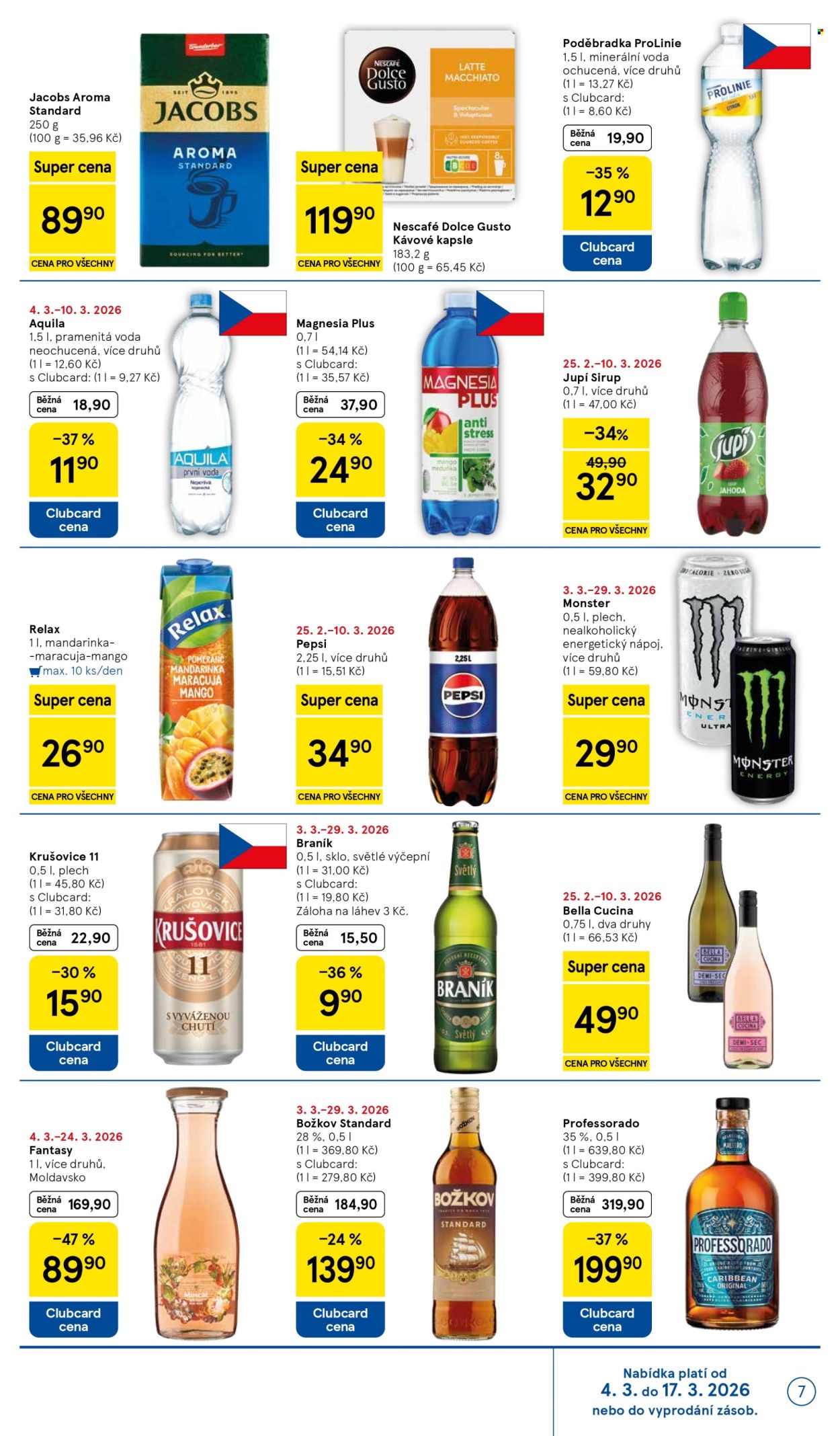 Leták TESCO supermarket - 4.3.2026 - 10.3.2026. Strana 7