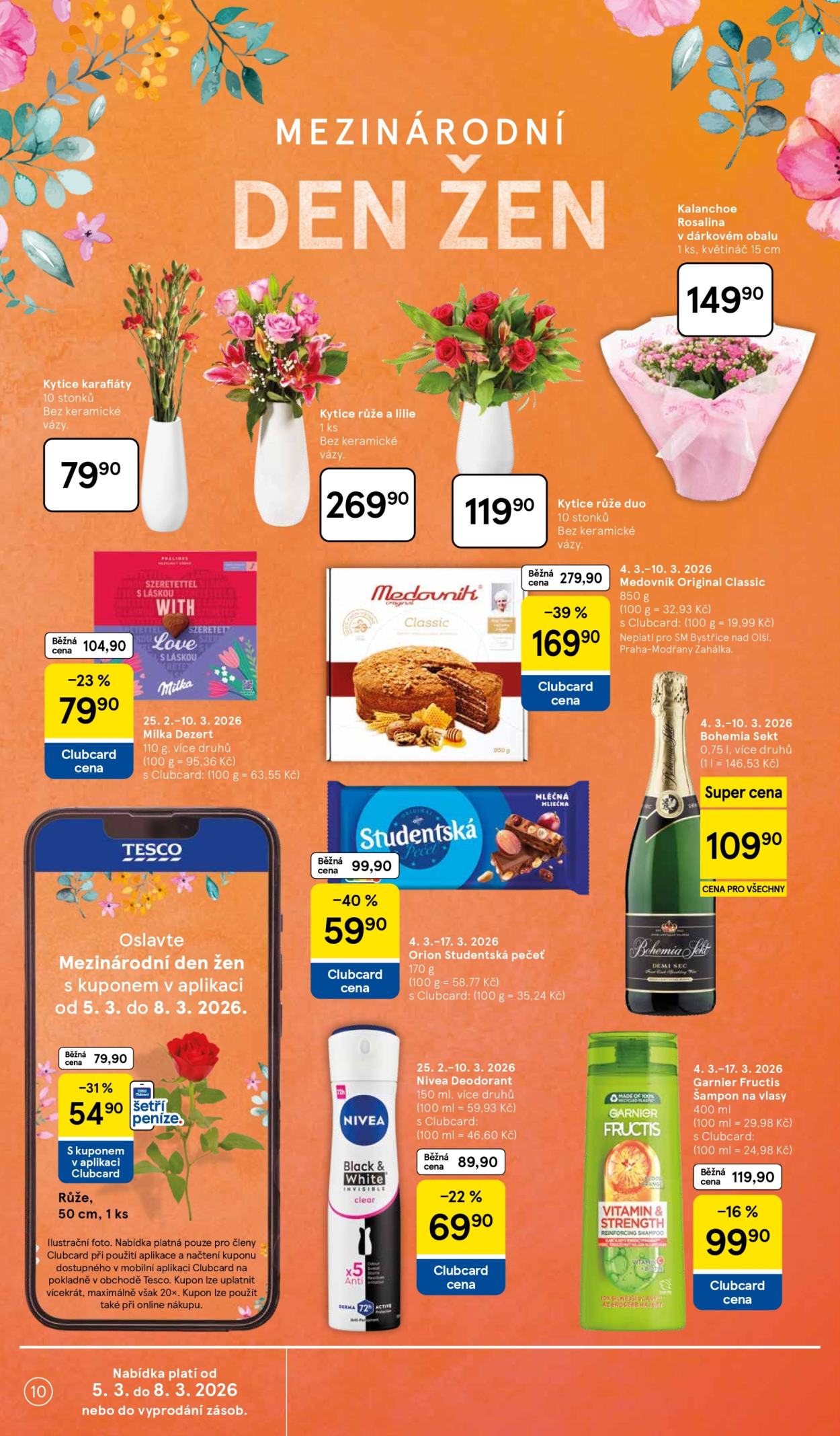 Leták TESCO supermarket - 4.3.2026 - 10.3.2026. Strana 10