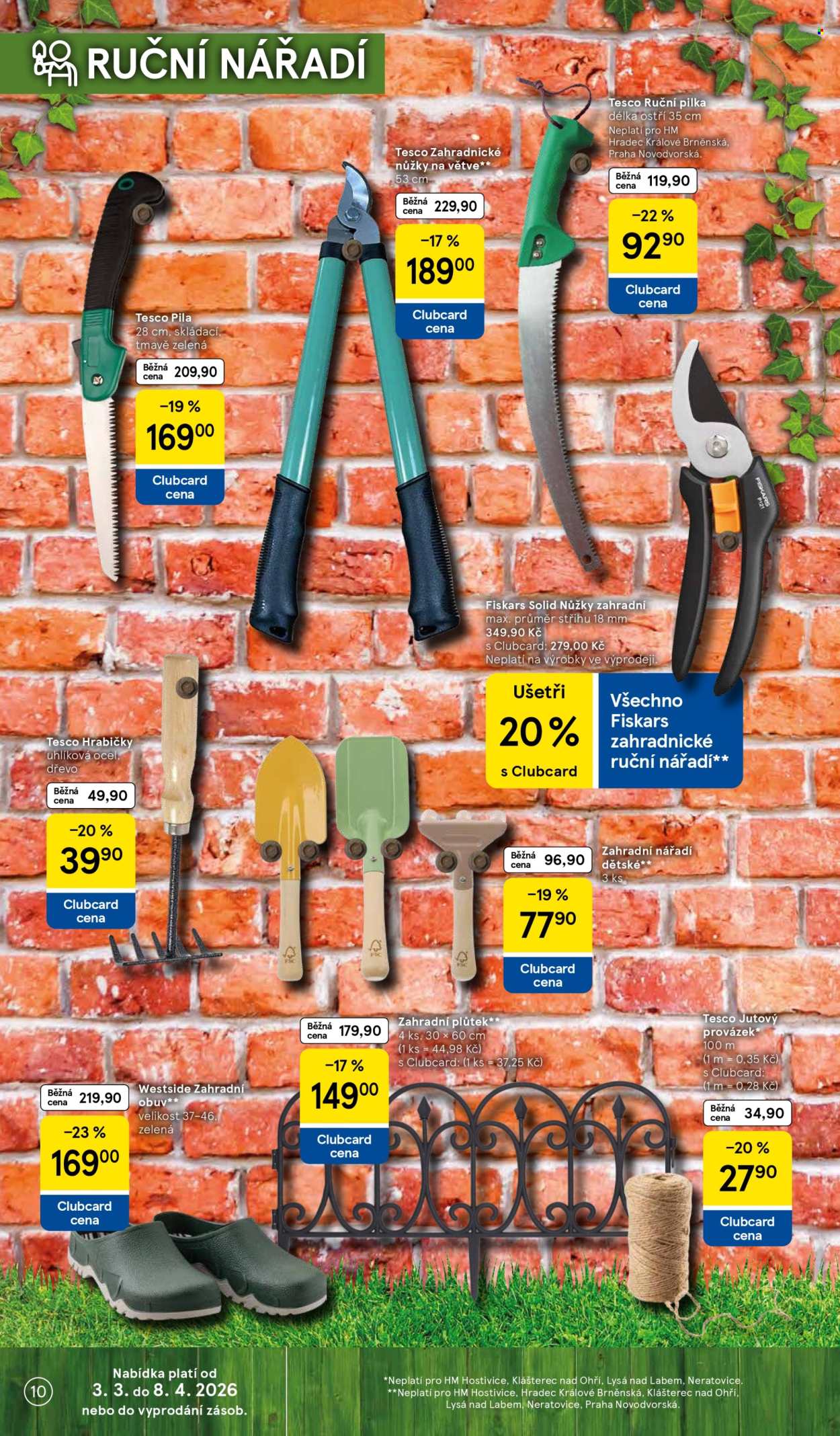 Leták TESCO hypermarket - 3.3.2026 - 8.4.2026. Strana 10