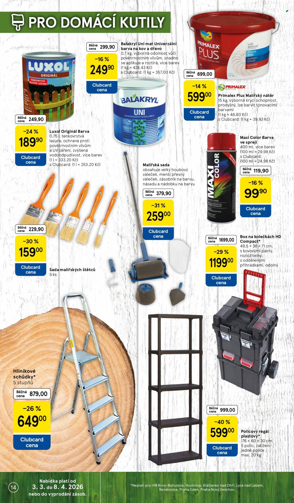 Leták TESCO hypermarket - 3.3.2026 - 8.4.2026. Strana 14