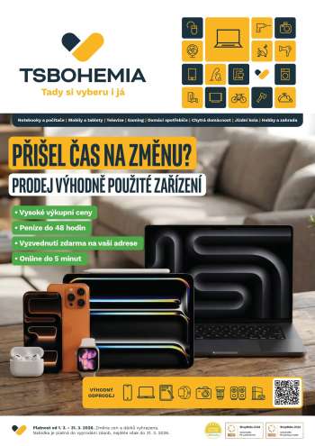 Leták T.S. BOHEMIA - 1.3.2026 - 31.3.2026.