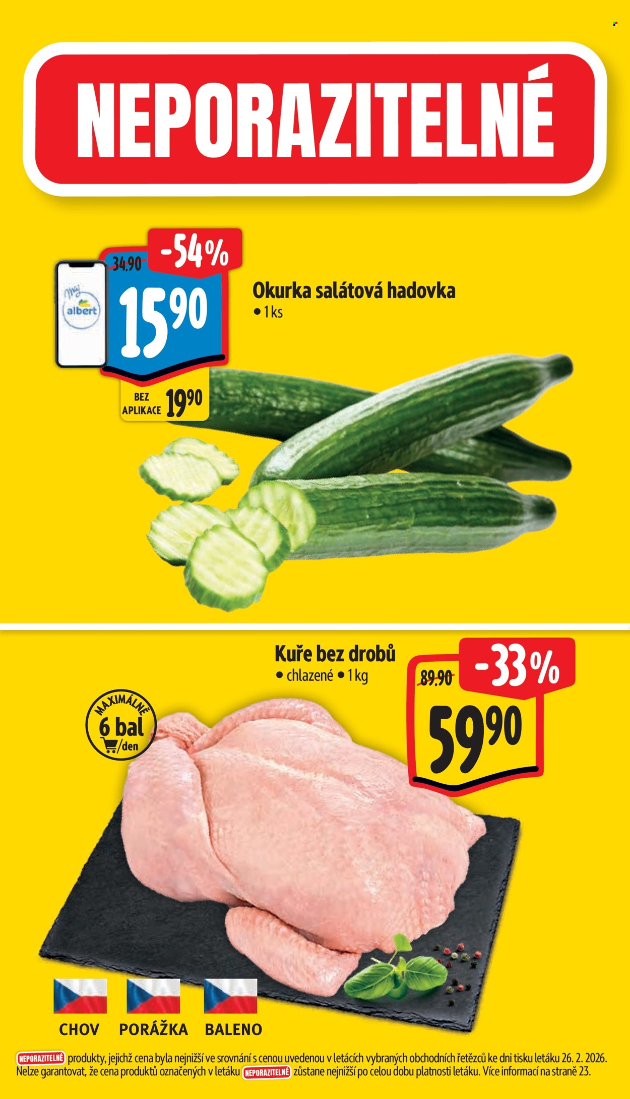 Leták Albert Supermarket - 4.3.2026 - 10.3.2026. Strana 2