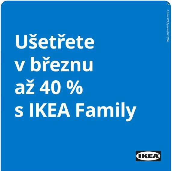 Leták IKEA - 1.3.2026 - 31.3.2026. Strana 1