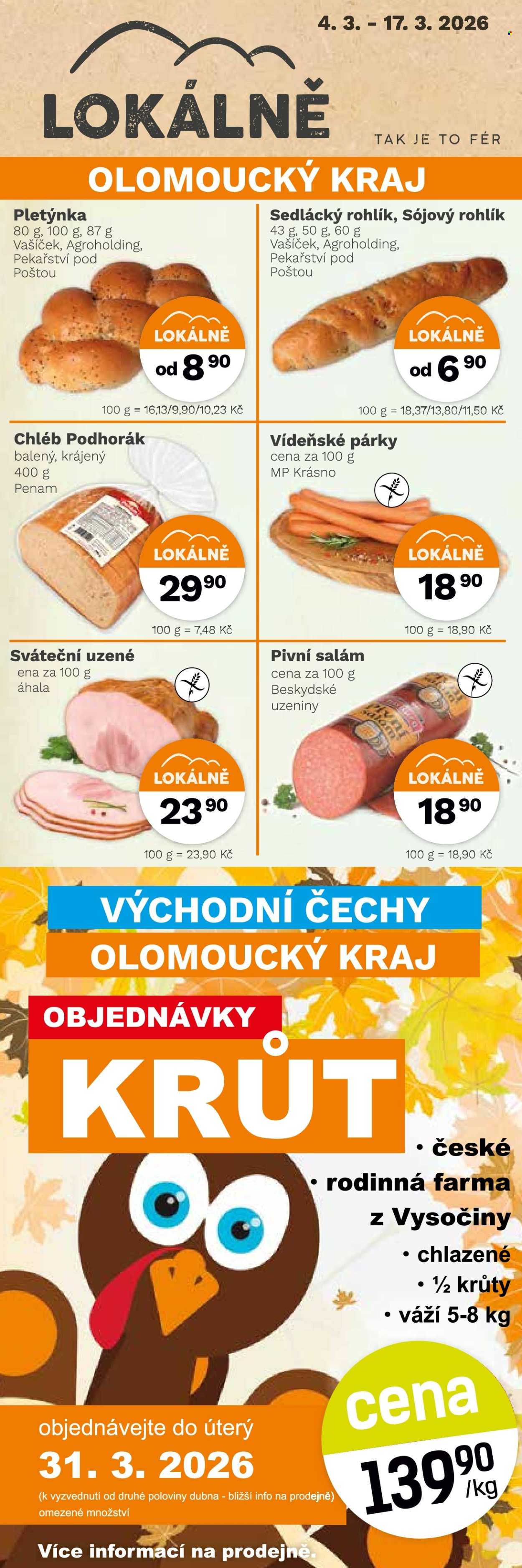 Leták Konzum - 4.3.2026 - 17.3.2026. Strana 3