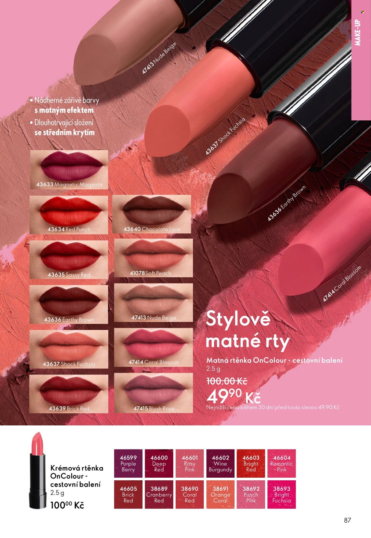 Leták ORIFLAME - 4.3.2026 - 24.3.2026. Strana 87