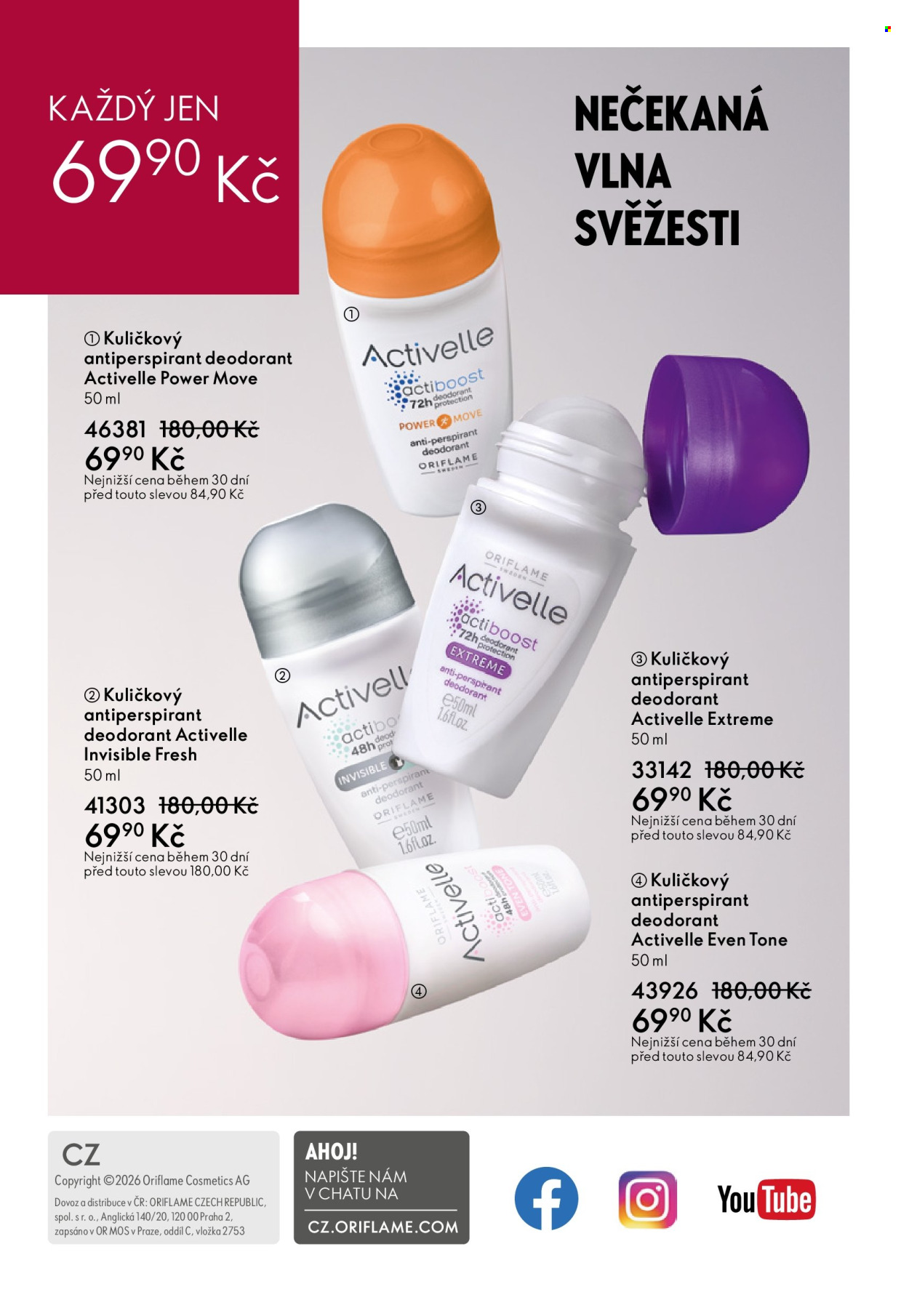Leták ORIFLAME - 4.3.2026 - 24.3.2026. Strana 164