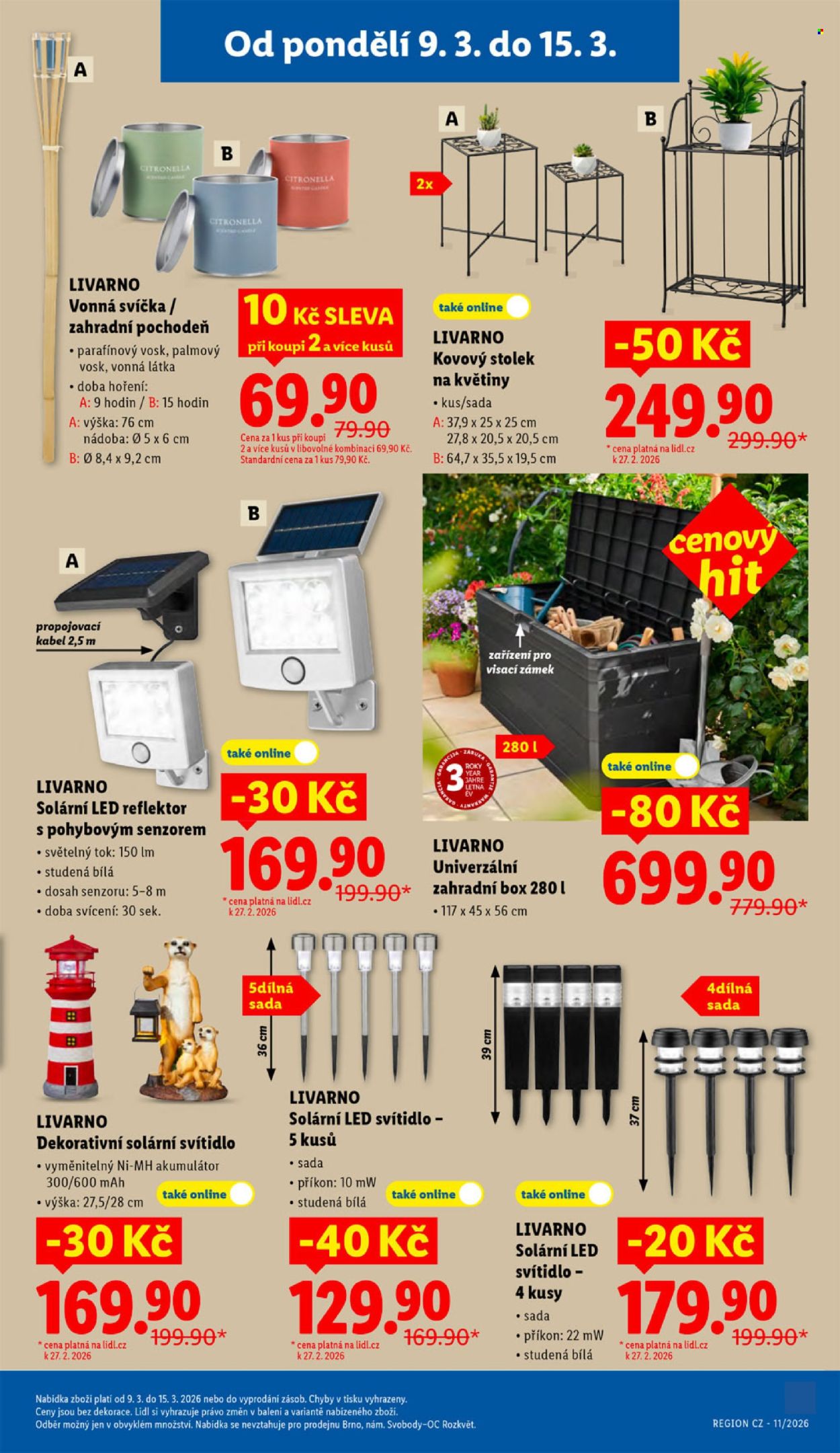 Leták Lidl - 9.3.2026 - 15.3.2026. Strana 9