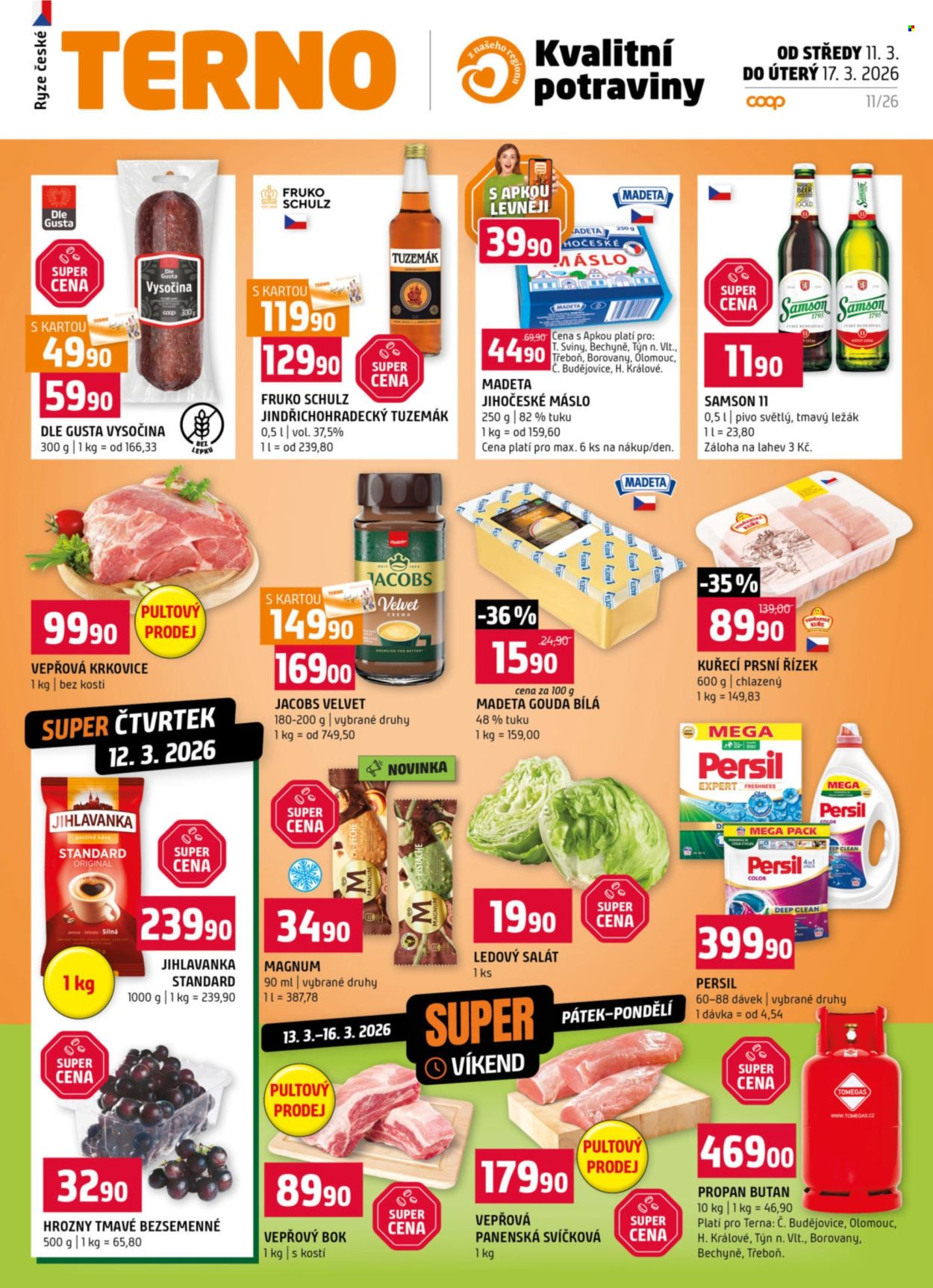 Leták coop TERNO - 11.3.2026 - 17.3.2026. Strana 1