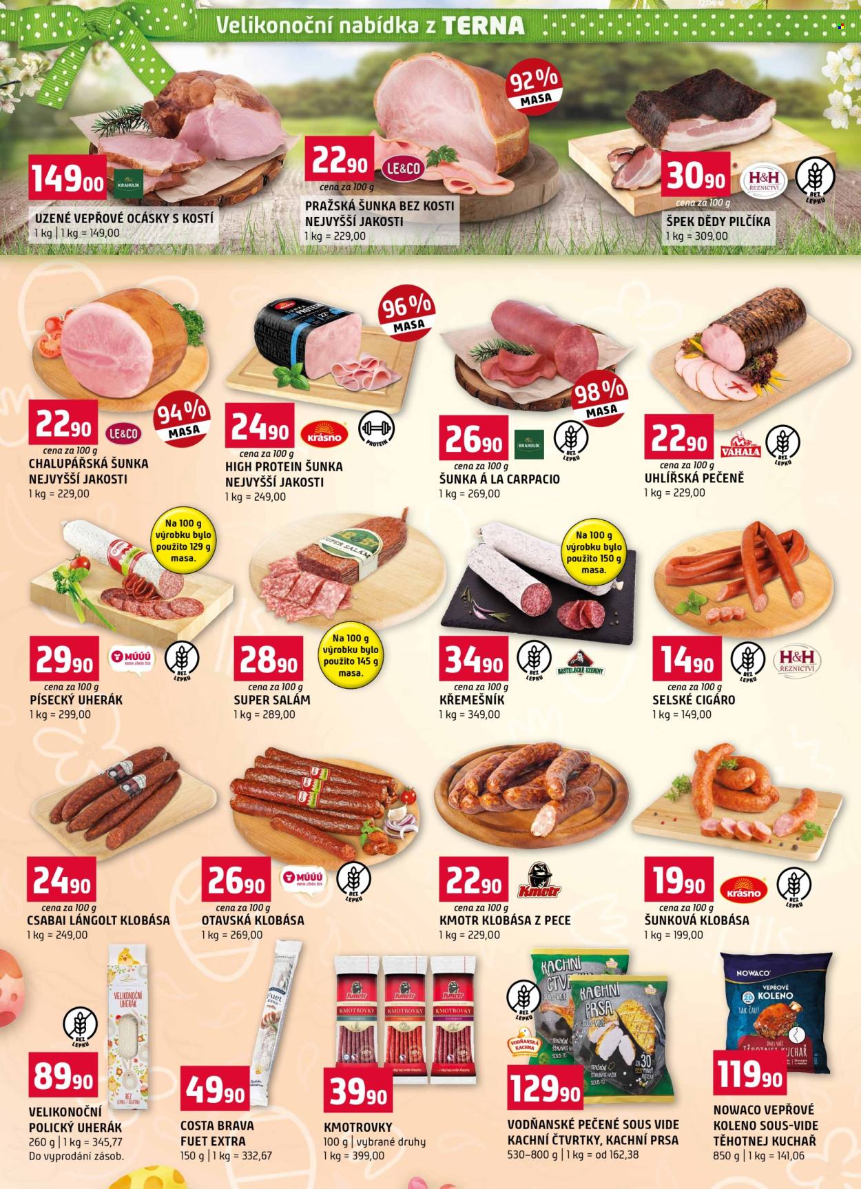 Leták coop TERNO - 10.3.2026 - 6.4.2026. Strana 2