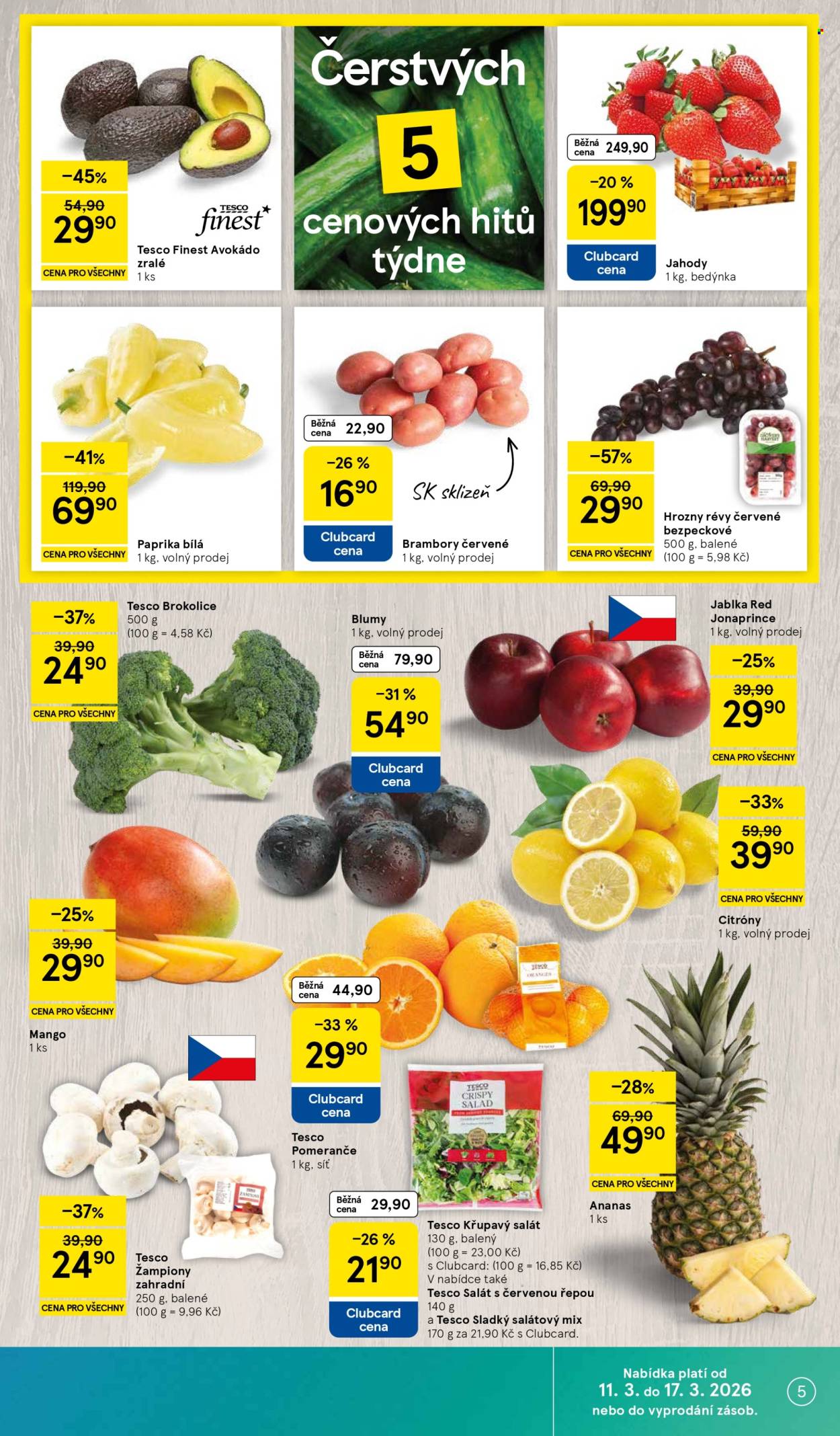 Leták TESCO - 11.3.2026 - 17.3.2026. Strana 5
