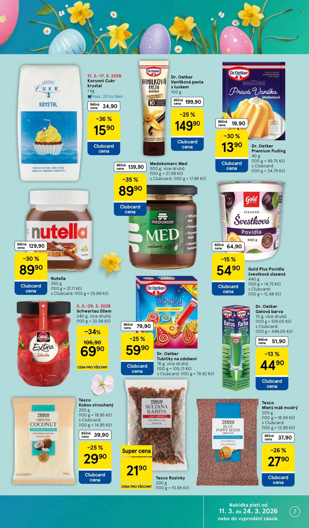 Leták TESCO supermarket - 11.3.2026 - 17.3.2026. Strana 7