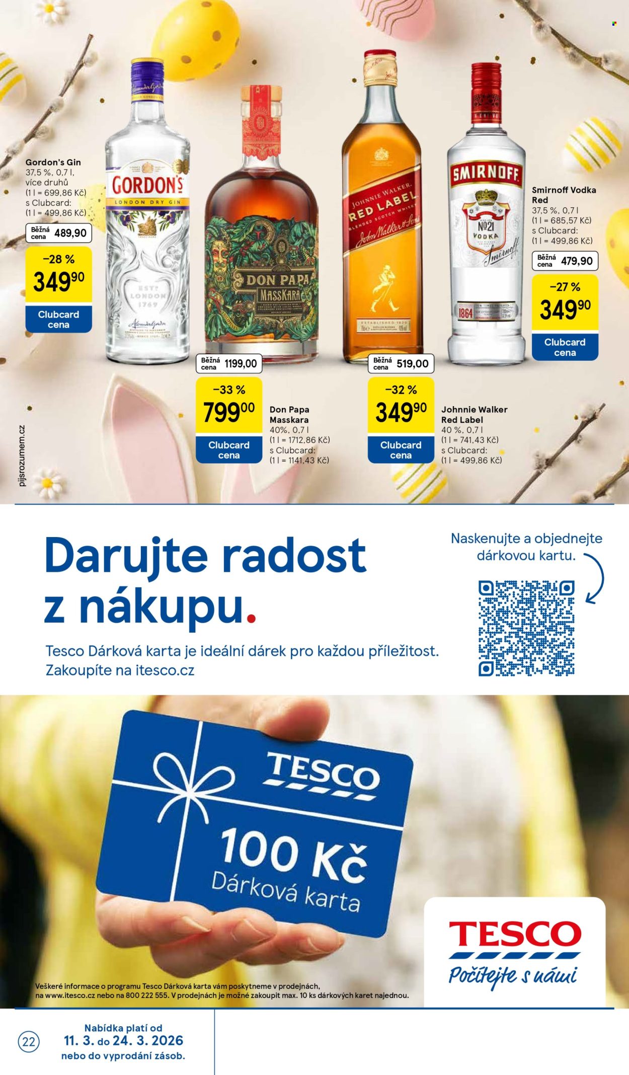 Leták TESCO hypermarket - 11.3.2026 - 5.4.2026. Strana 22