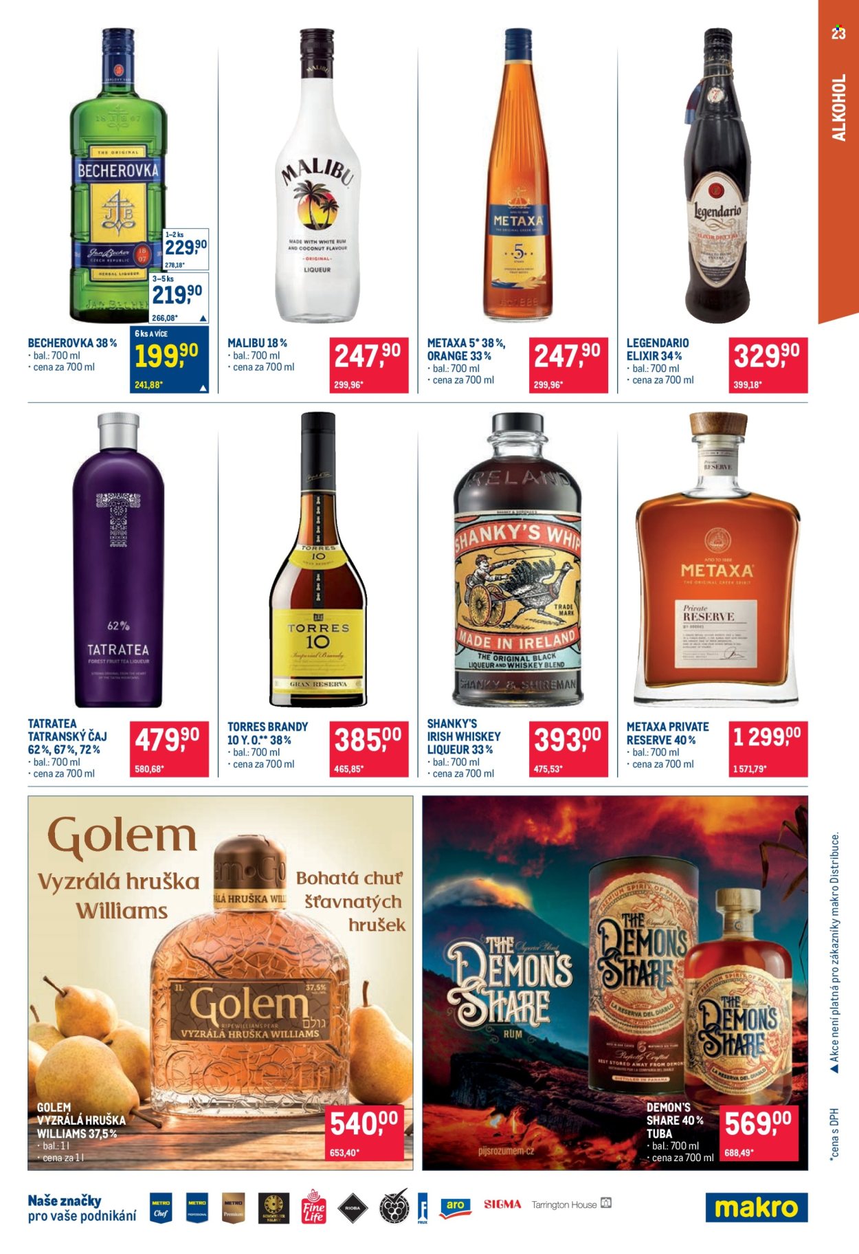 Leták MAKRO - 11.3.2026 - 24.3.2026. Strana 23