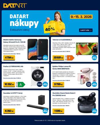 Leták DATART - 9.3.2026 - 15.3.2026.