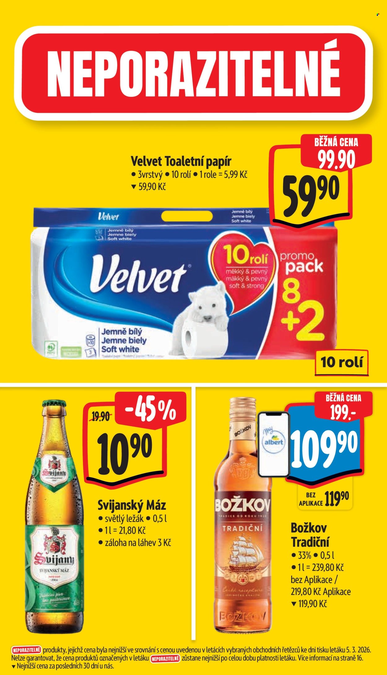 Leták Albert Supermarket - 11.3.2026 - 17.3.2026. Strana 5